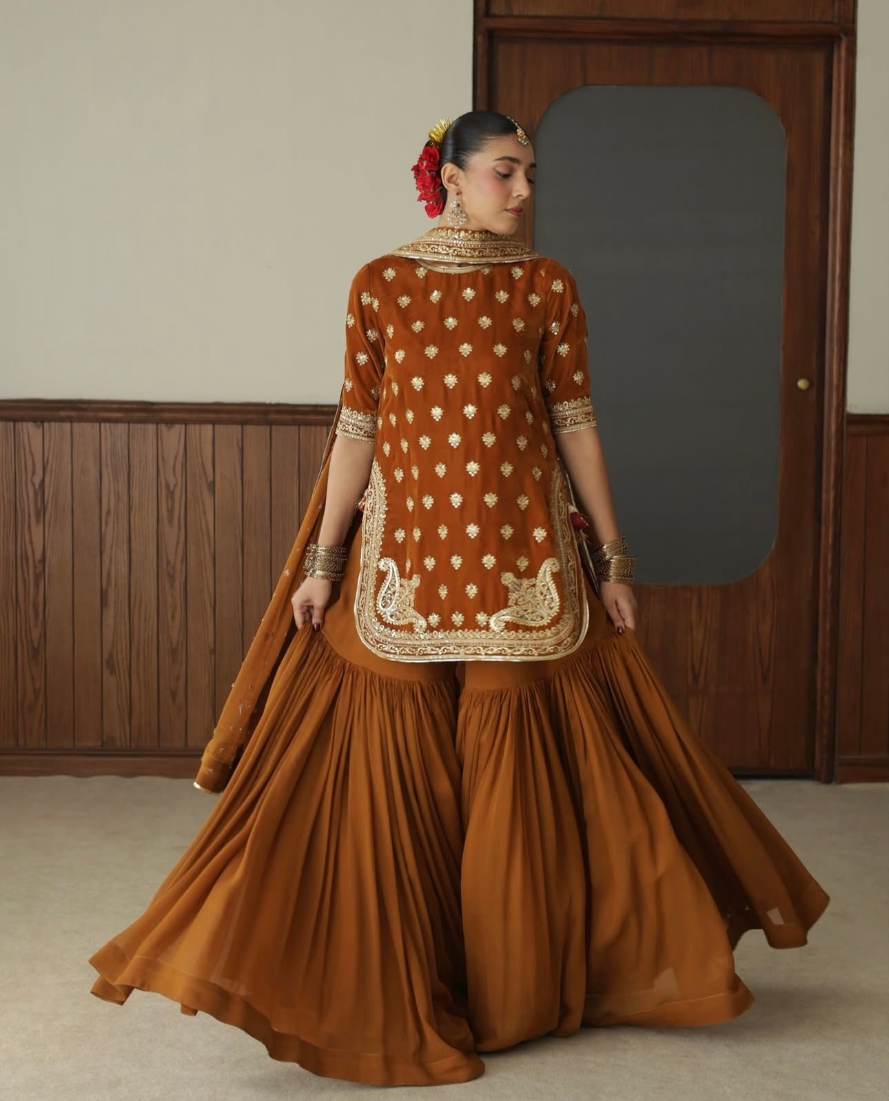 BURNT SIENNA OUTFIT | BASHAASH’25 | DYOT