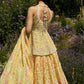 Jamaya Peplum With Printed Lehenga | MALA DESTINATION WEDDING | FARAH TALIB AZIZ