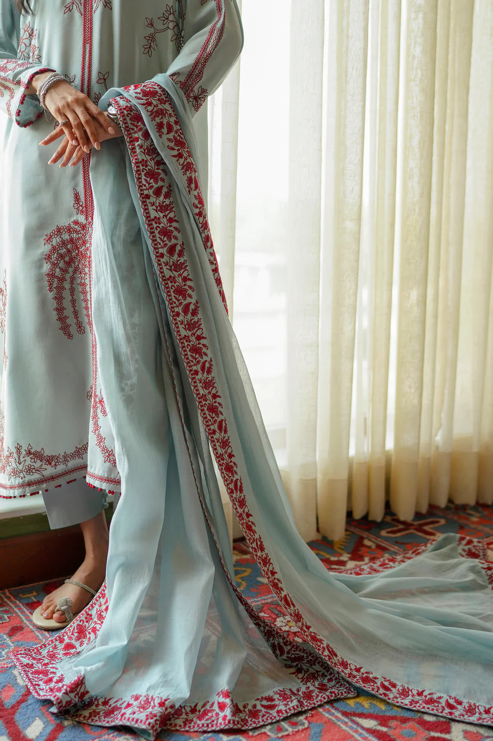 Dilruba Dupatta | Luxury Eid Edit | La Pret