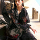 3 Piece Unstitched Embroidered Net Suit In Stock BARCODE:D-2607-B