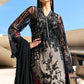 3 Piece Unstitched Embroidered Net Suit In Stock BARCODE:D-2607-B