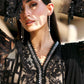 3 Piece Unstitched Embroidered Net Suit In Stock BARCODE:D-2607-B
