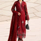 3 Piece Unstitched Embroidered Net Suit In Stock BARCODE:D-2607-A