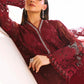 3 Piece Unstitched Embroidered Net Suit In Stock BARCODE:D-2607-A