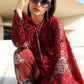 3 Piece Unstitched Embroidered Net Suit In Stock BARCODE:D-2607-A