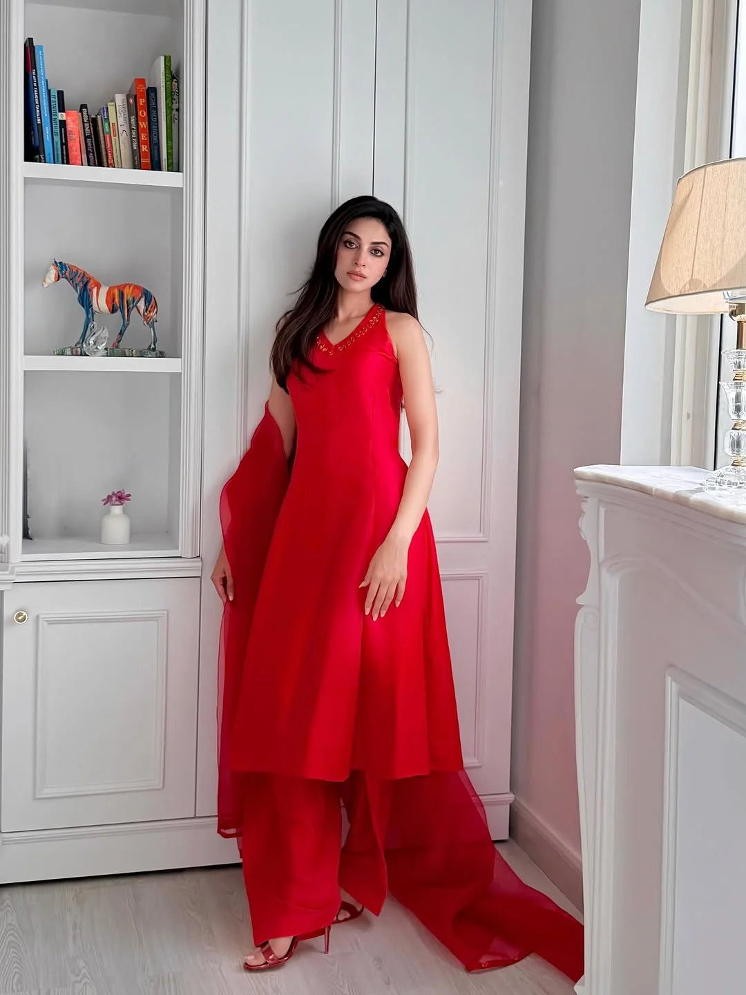 Red dahlia | SADAF KANWAL