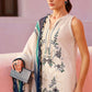 3 Piece Unstitched Embroidered Jacquard Lawn Suit In Stock BARCODE:D-2609-B