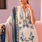 3 Piece Unstitched Embroidered Jacquard Lawn Suit In Stock BARCODE:D-2609-B