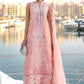 3 Piece Unstitched Embroidered Organza Suit In Stock BARCODE:D-2604-B