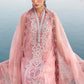 3 Piece Unstitched Embroidered Organza Suit In Stock BARCODE:D-2604-B