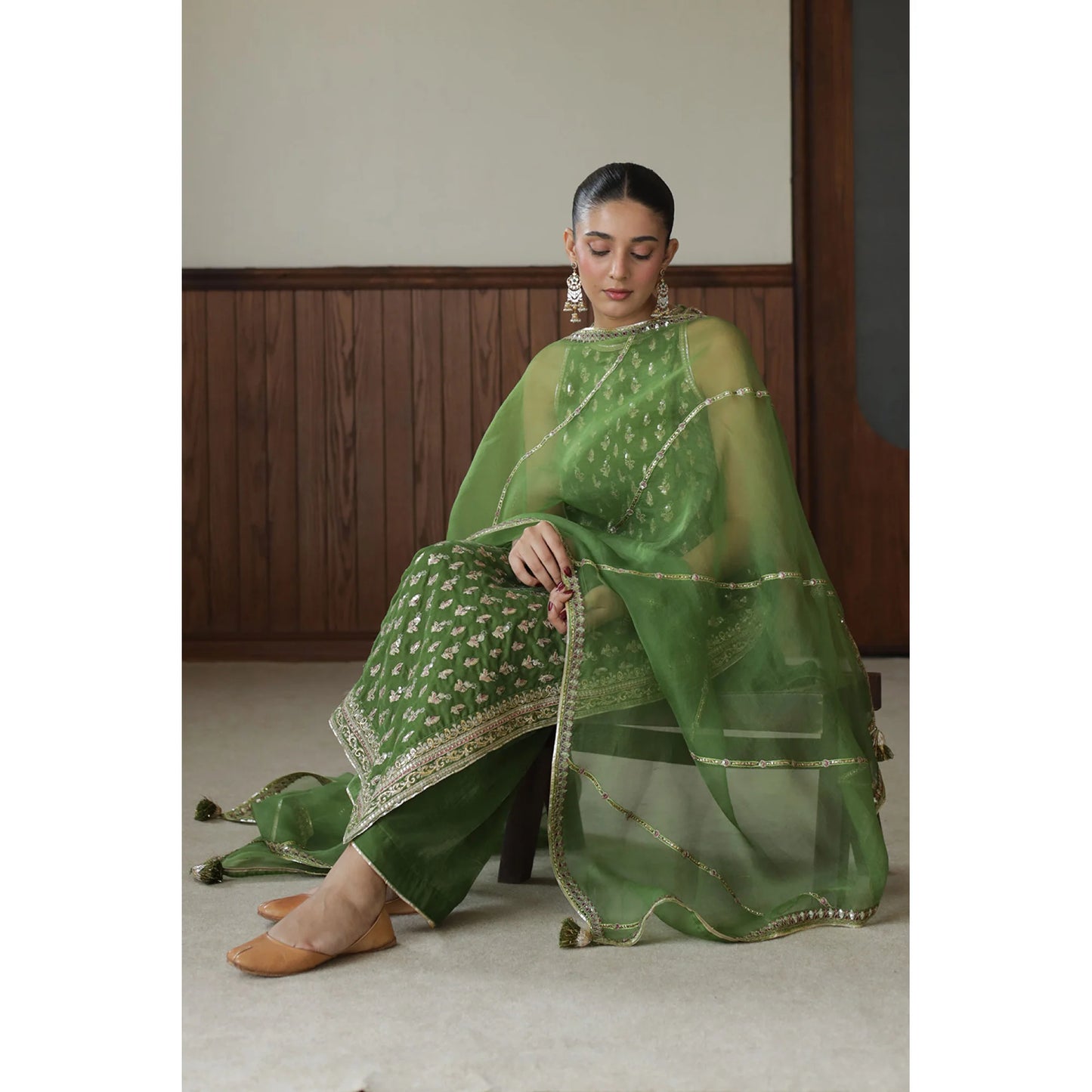 MATCHA GREEN OUTFIT | BASHAASH’25 | DYOT