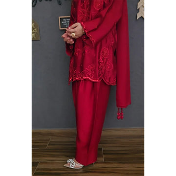 Nimrah Hafsa Occasion Wear '25 - ROSEWOOD FULL SET