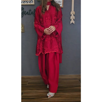 Nimrah Hafsa Occasion Wear '25 - ROSEWOOD FULL SET