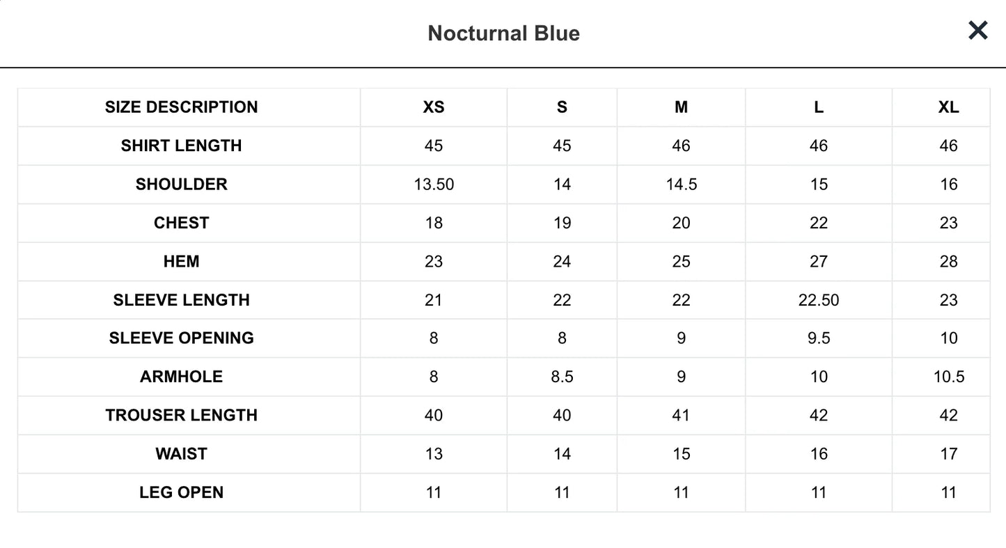 Nocturnal Blue | Cords Pret '26 | AFROZEH