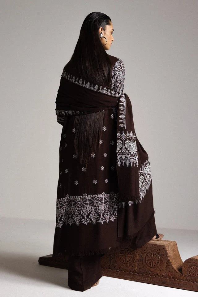AQEEQ-D1 | WINTER UNSTITCHED SARAAB | ZARA SHAHJAHAN