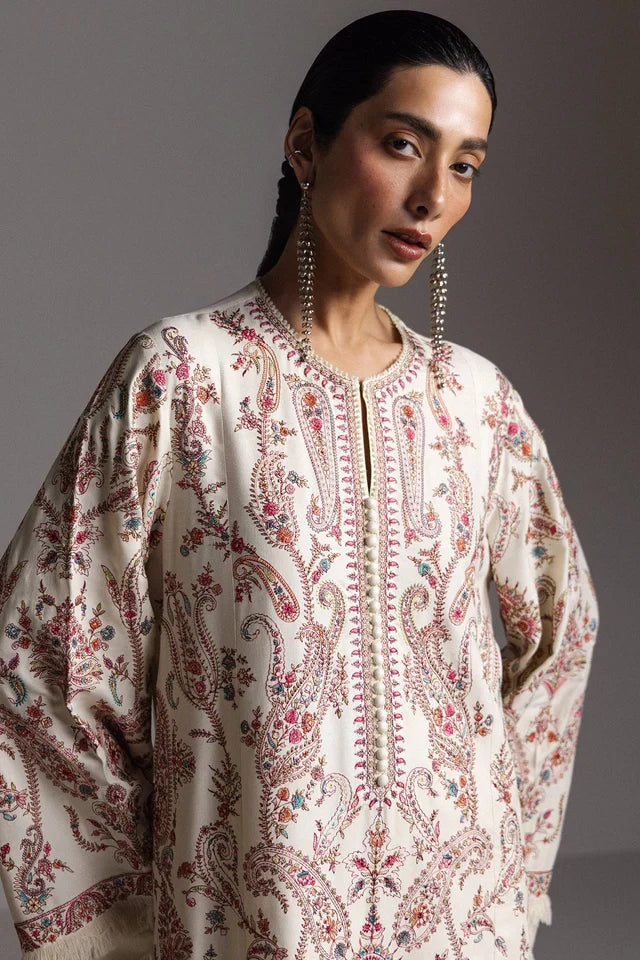 PASHM-D4 | WINTER UNSTITCHED SARAAB | ZARA SHAHJAHAN
