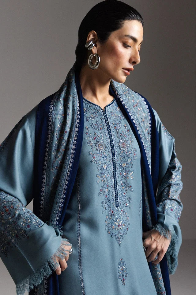 FIROZA-D9 | WINTER UNSTITCHED SARAAB | ZARA SHAHJAHAN