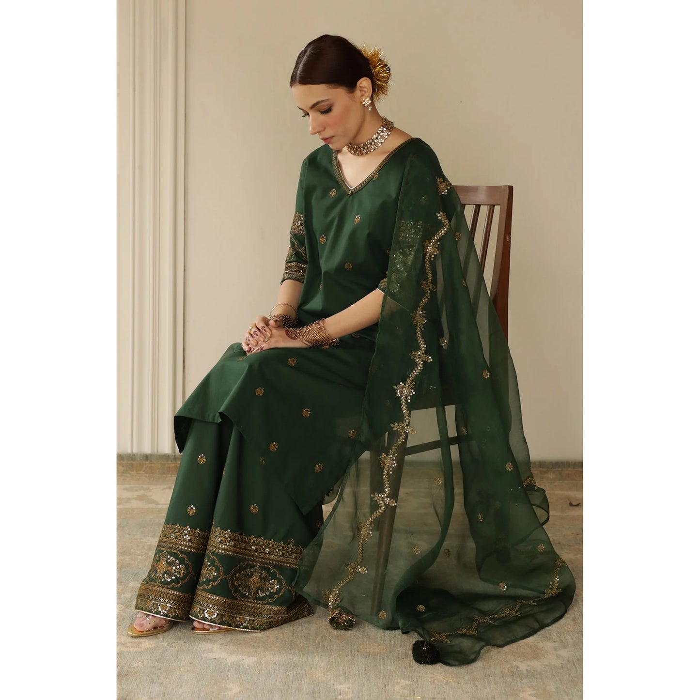 BOTTLE GREEN OUTFIT | DYOT (RTS)