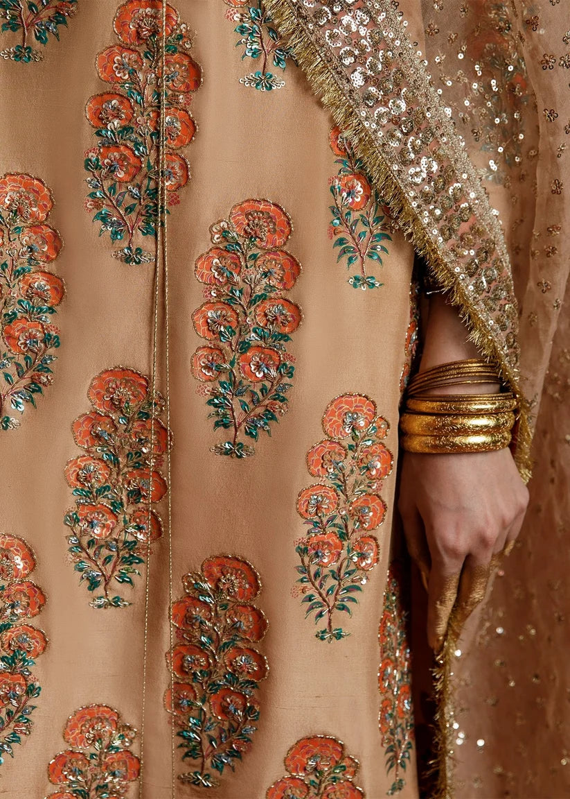 Perzik | Luxury Pret'23 | Hussain Rehar