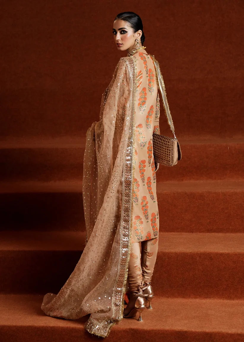 Perzik | Luxury Pret'23 | Hussain Rehar