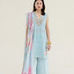 ICE BLUE LUXURY EMBROIDERED LAWN 3PCS SET (NPA3-26404) | RAMADAN EDIT '26 | ZAIB