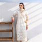 IVORY LUXURY EMBROIDERED LAWN SET (NEL-26604) | LUXURY LAWN X EID '26 | ZAIB
