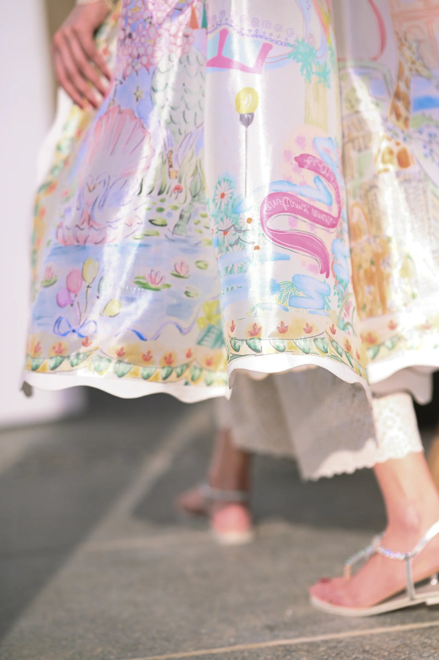 IVORY LUXURY EMBROIDERED LAWN SET (NEL-26604) | LUXURY LAWN X EID '26 | ZAIB