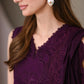 DEEP PLUM LUXURY EMBROIDERED UNSTITCHED LAWN (NEL-26613) | LUXURY LAWN X EID '26 | ZAIB