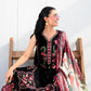 BLACK LUXURY EMBROIDERED LAWN 3PCS SET (NEL-26611) | LUXURY LAWN X EID '26 | ZAIB