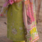 KIWI GREEN LUXURY EMBROIDERED LUXURY LAWN SET (NEL-26608) | LUXURY LAWN X EID '26 | ZAIB