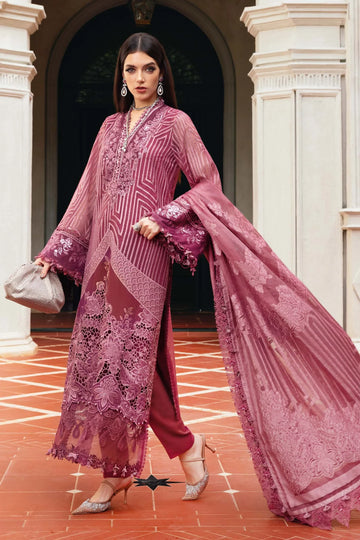 Maria.B Winter Luxe '25 - 3 Piece Embroidered Organza Suit | Wl-1304