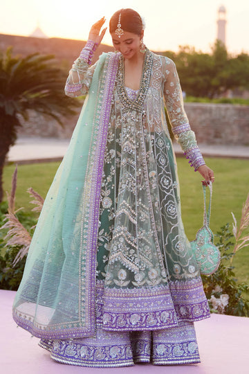 Zaha Gossamer Wedding Festive '25 - Zarqah-E-Pistachio (Zc25-03)