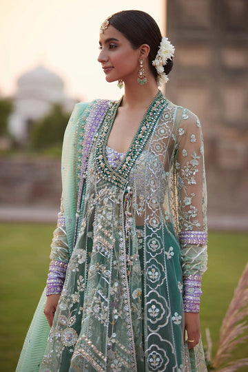 Zaha Gossamer Wedding Festive '25 - Zarqah-E-Pistachio (Zc25-03)