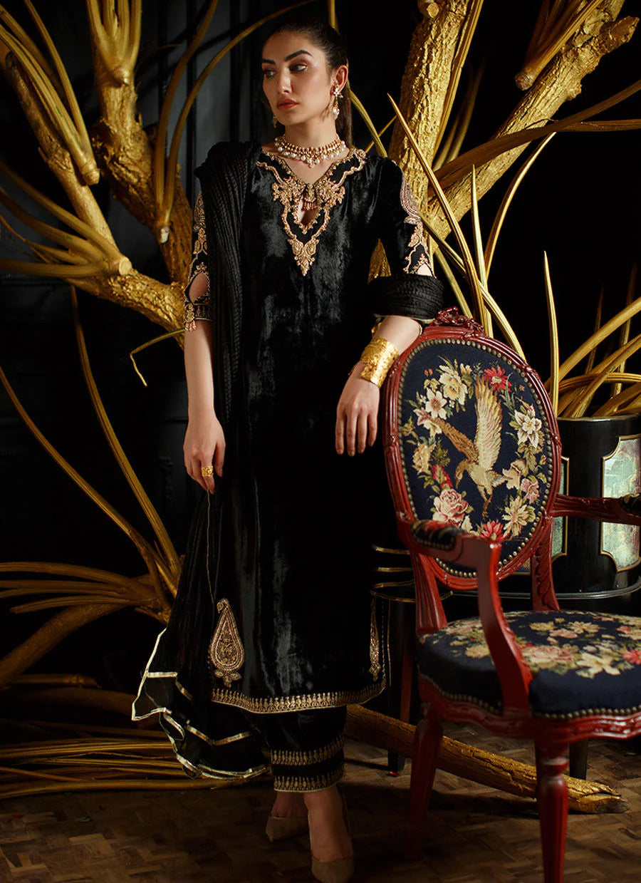 Aylin Shirt And Dupatta | Velvet | FARAH TALIB AZIZ