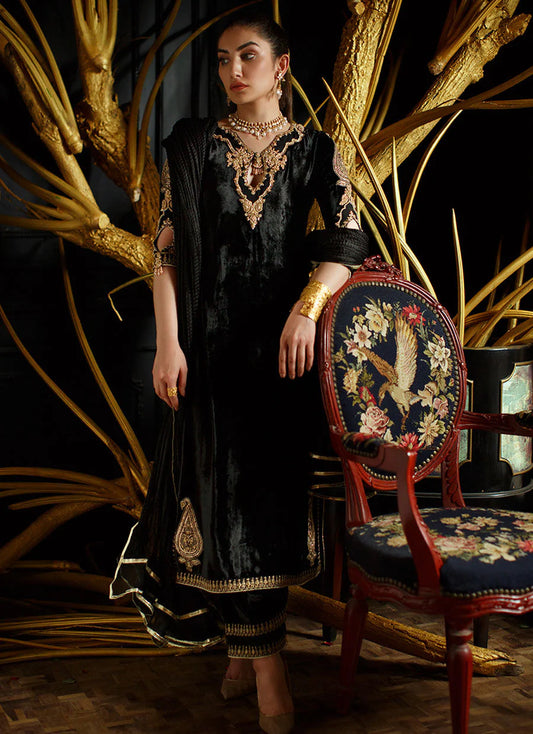 Aylin Shirt And Dupatta | Velvet | FARAH TALIB AZIZ
