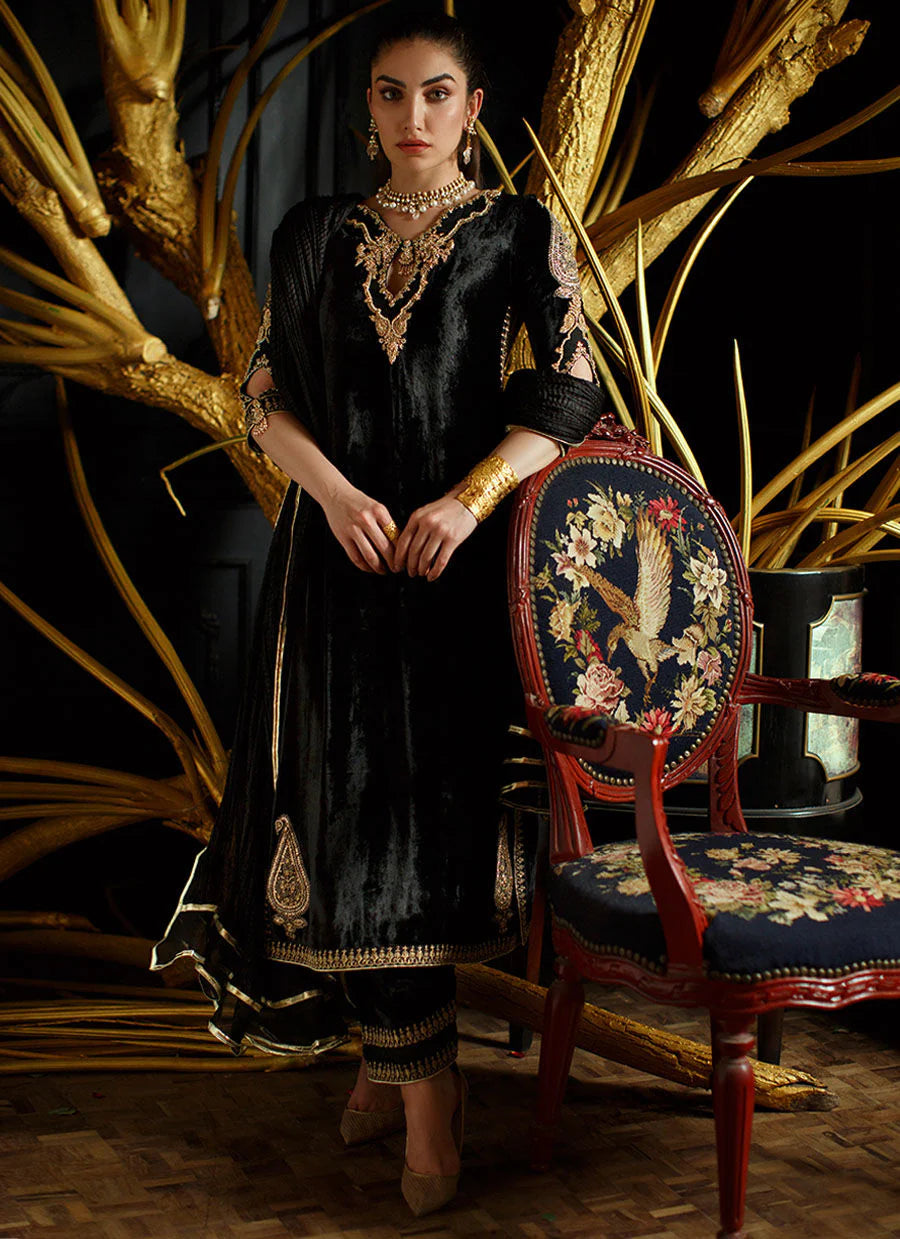 Aylin Shirt And Dupatta | Velvet | FARAH TALIB AZIZ