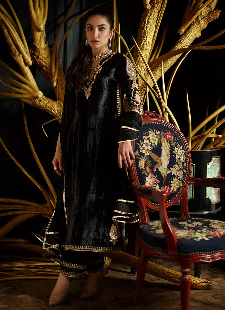 Aylin Shirt And Dupatta | Velvet | FARAH TALIB AZIZ