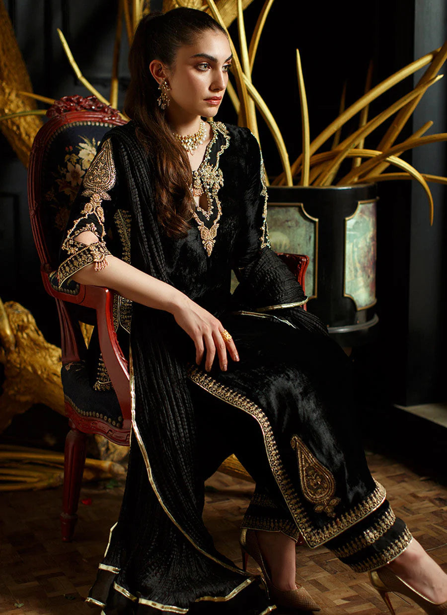 Aylin Shirt And Dupatta | Velvet | FARAH TALIB AZIZ