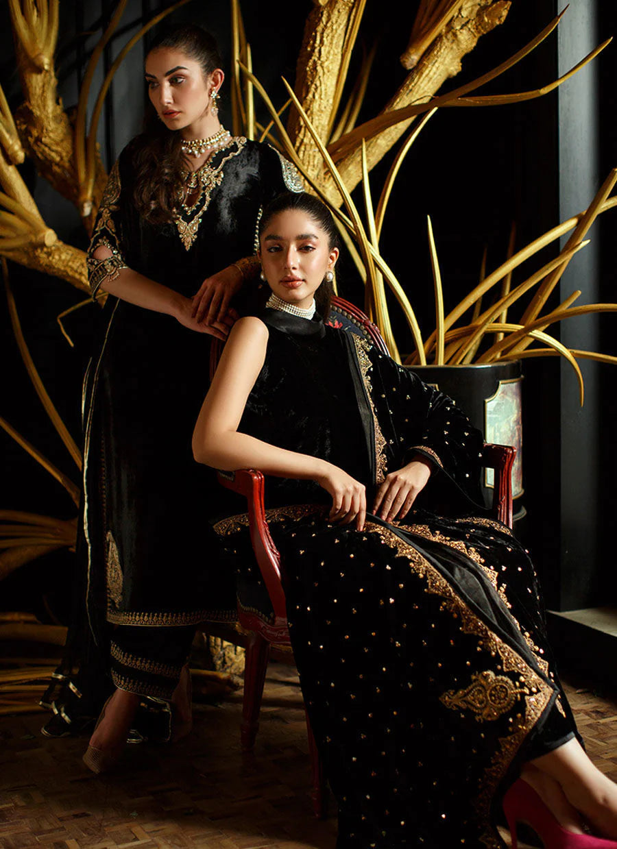 Aylin Shirt And Dupatta | Velvet | FARAH TALIB AZIZ