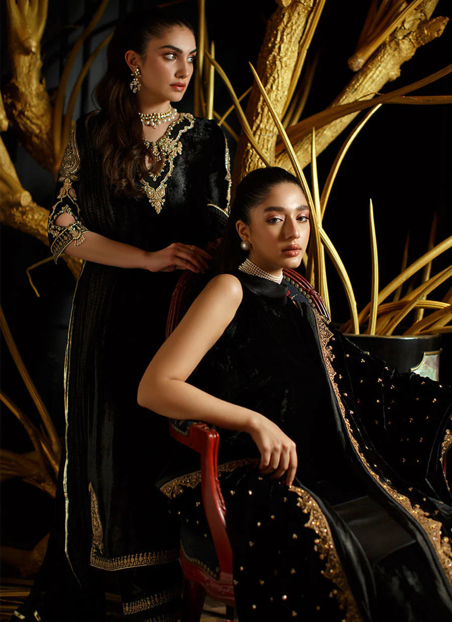 Aylin Shirt And Dupatta | Velvet | FARAH TALIB AZIZ