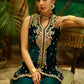 Nareman Emerald Shirt | Velvet | FARAH TALIB AZIZ
