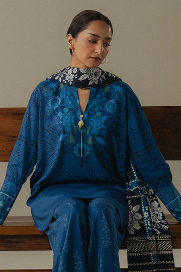 Coco By Zara Shahjahan Prints Edit V '25 - Terracotta Sky-9b