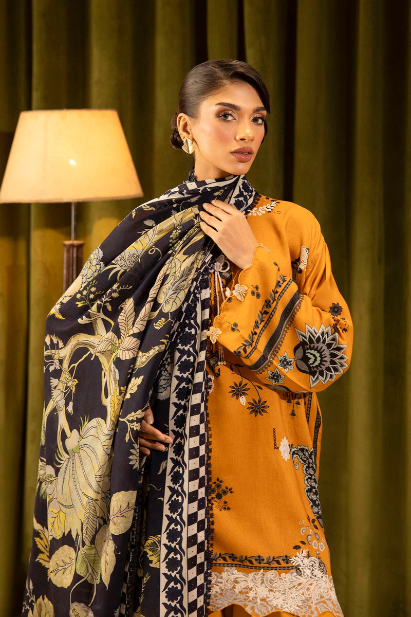 M253-020A-3CR | Muzlin Winter'25 | SANA SAFINAZ