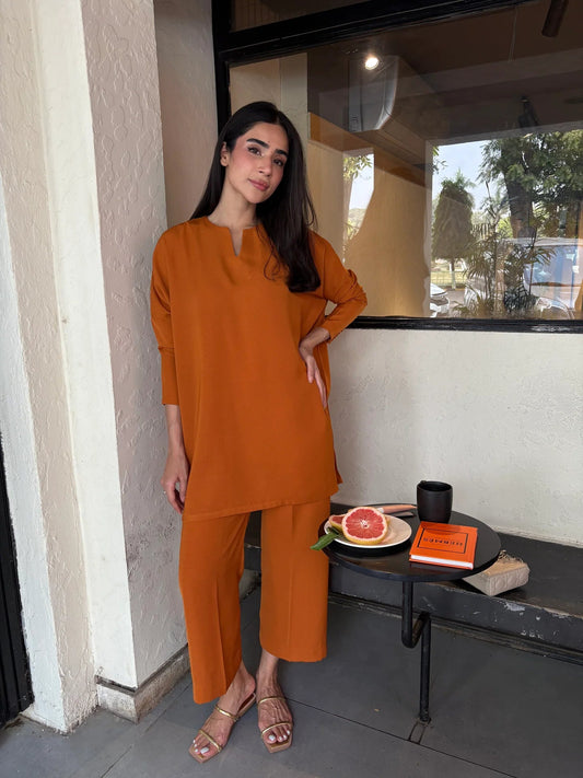 Burnt Orange Gabby Set | SAK ATELIER