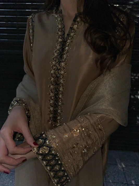 GOLD CELINA FORMAL | SAK ATELIER