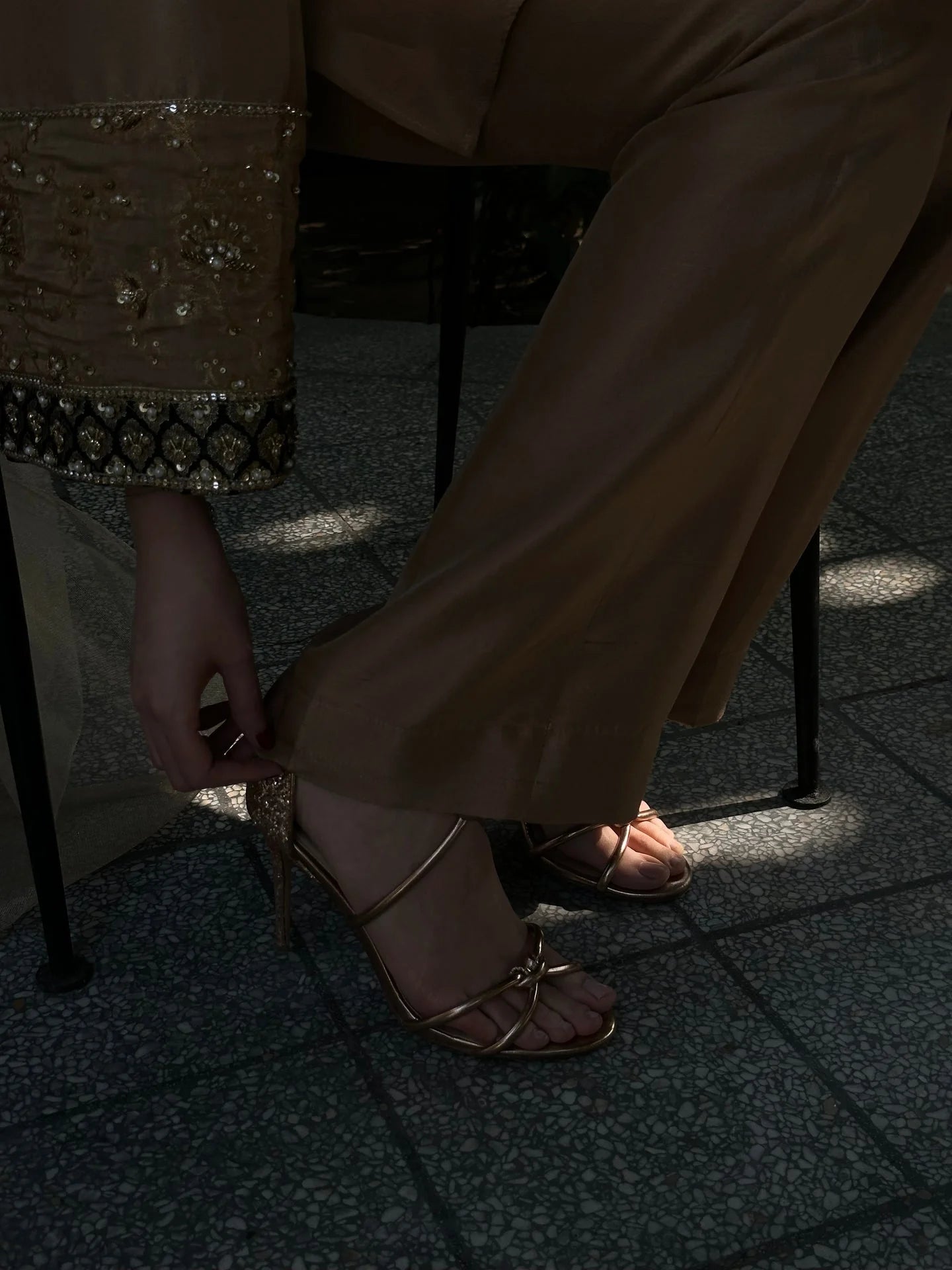 GOLD CELINA FORMAL | SAK ATELIER