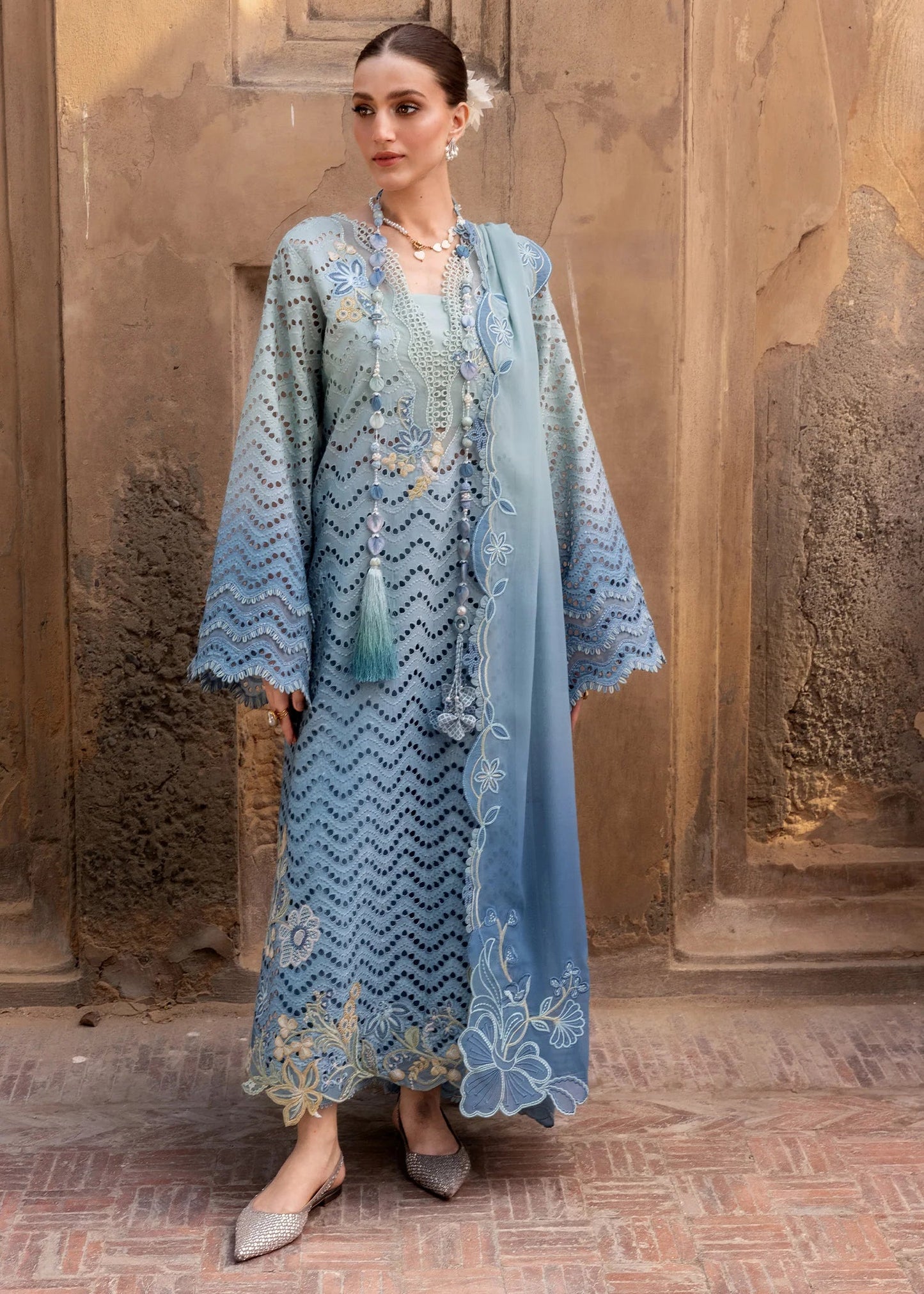 OMBRE LOVE - D8A | Flow By Crimson Lawn'26 | CRIMSON