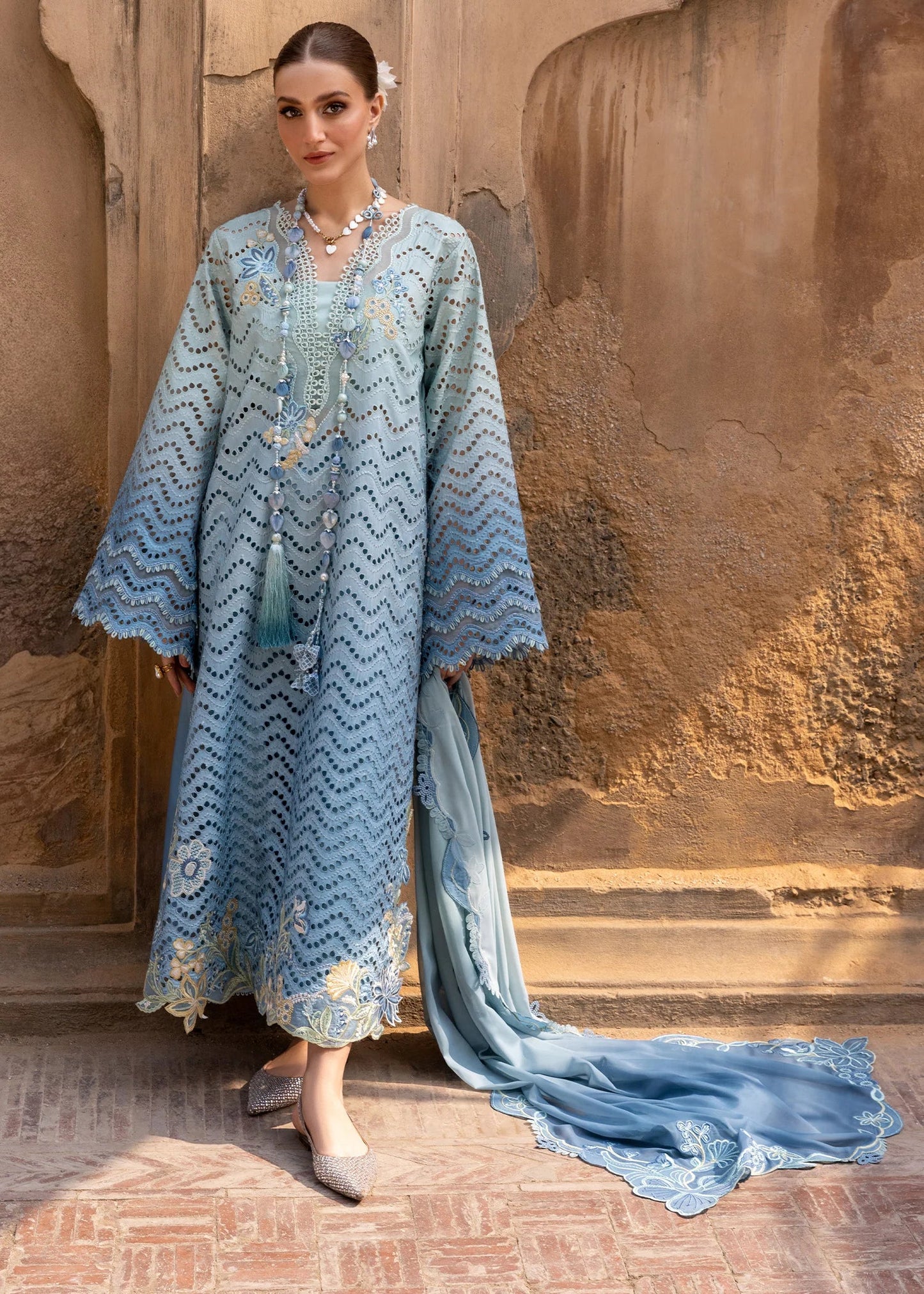 OMBRE LOVE - D8A | Flow By Crimson Lawn'26 | CRIMSON