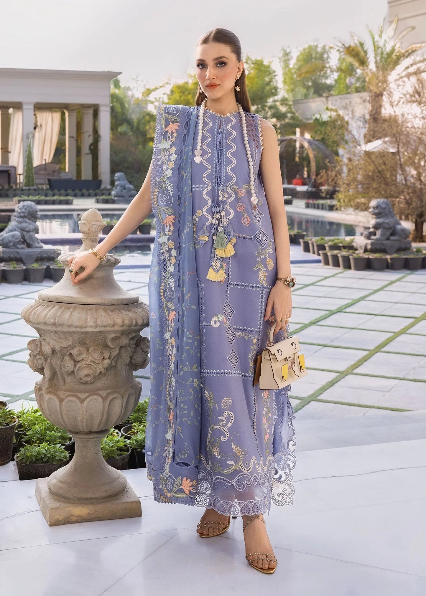 FLORAL SERENITY-D1B | Flow By Crimson Lawn'26 | CRIMSON