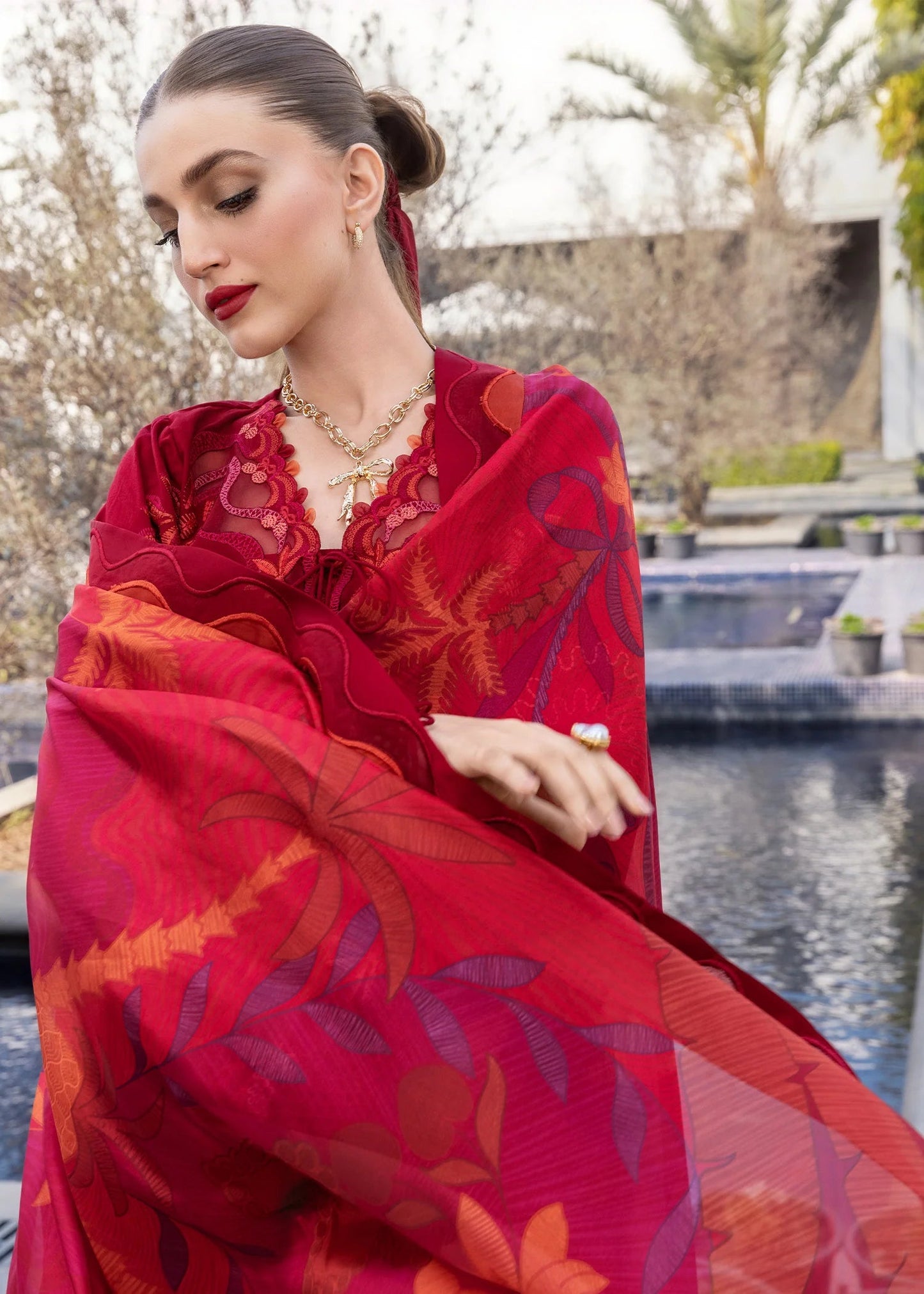 BEAUTY IN BLOOM - D3A | Flow By Crimson Lawn'26 | CRIMSON